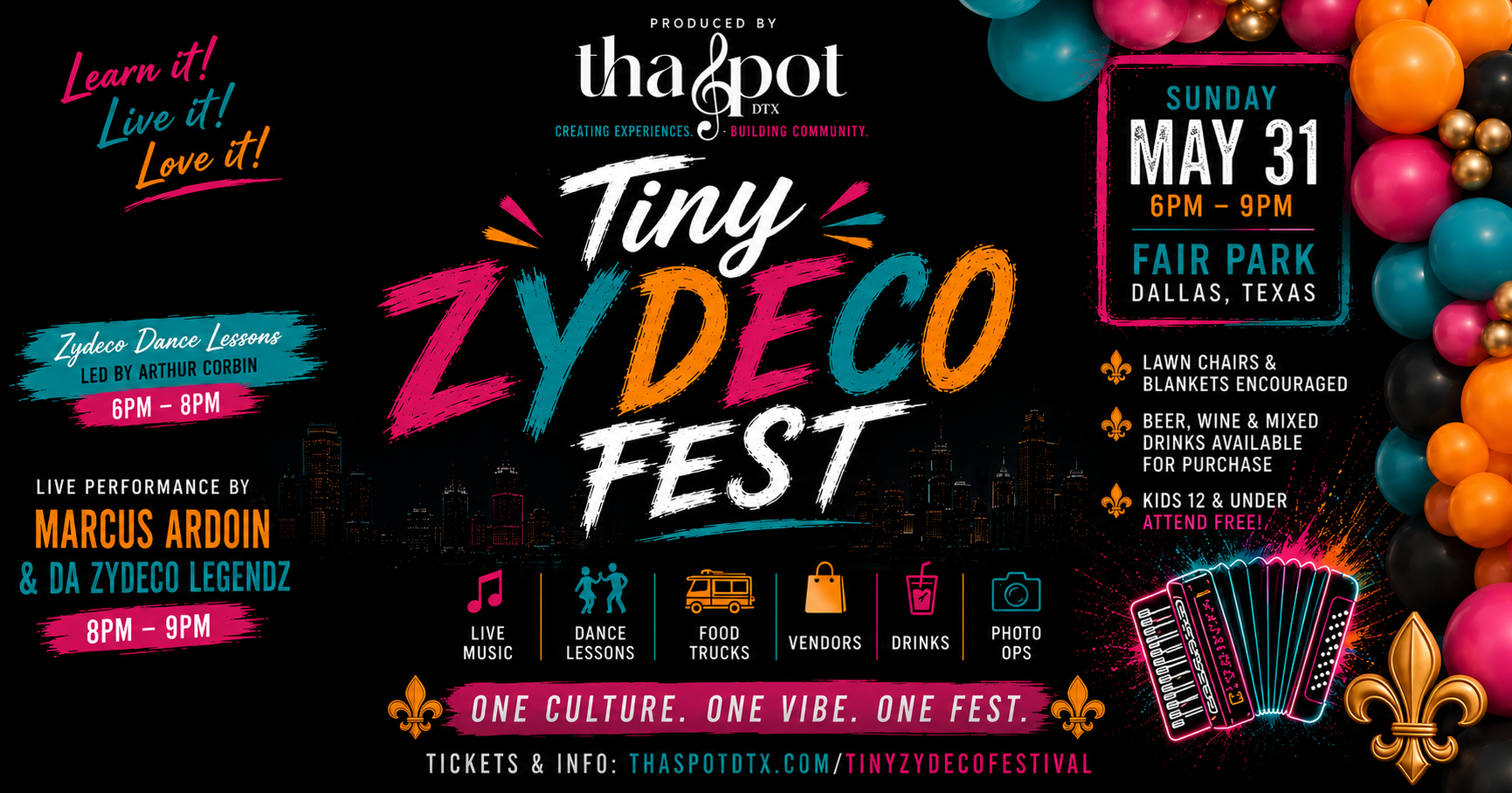 More Info for Tiny Zydeco Fest