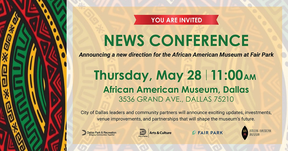 More Info for African American Museum– Press Conference