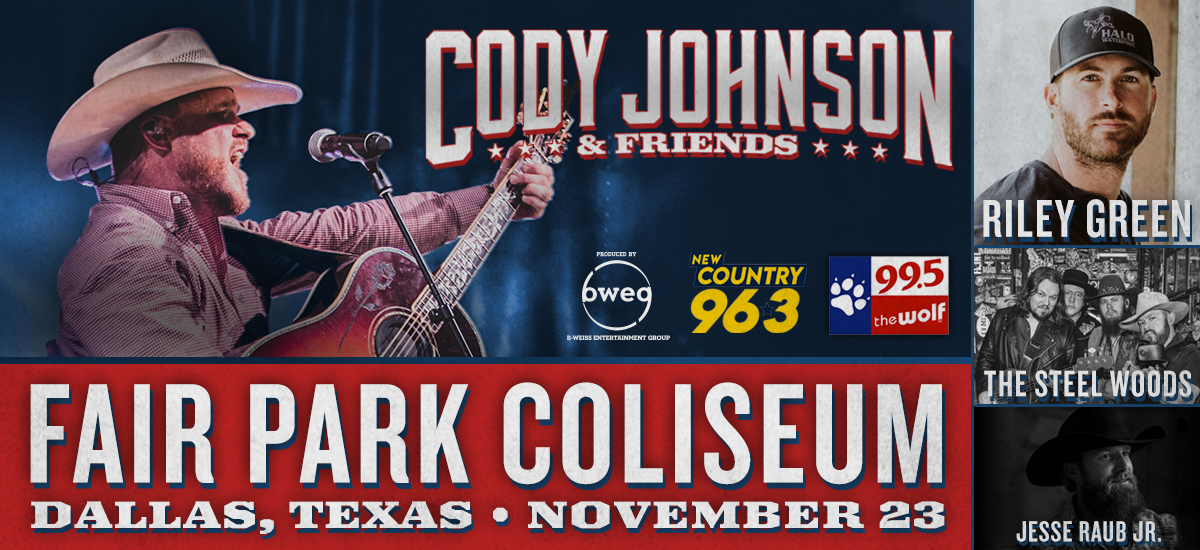 Cody Johnson & Friends Fair Park