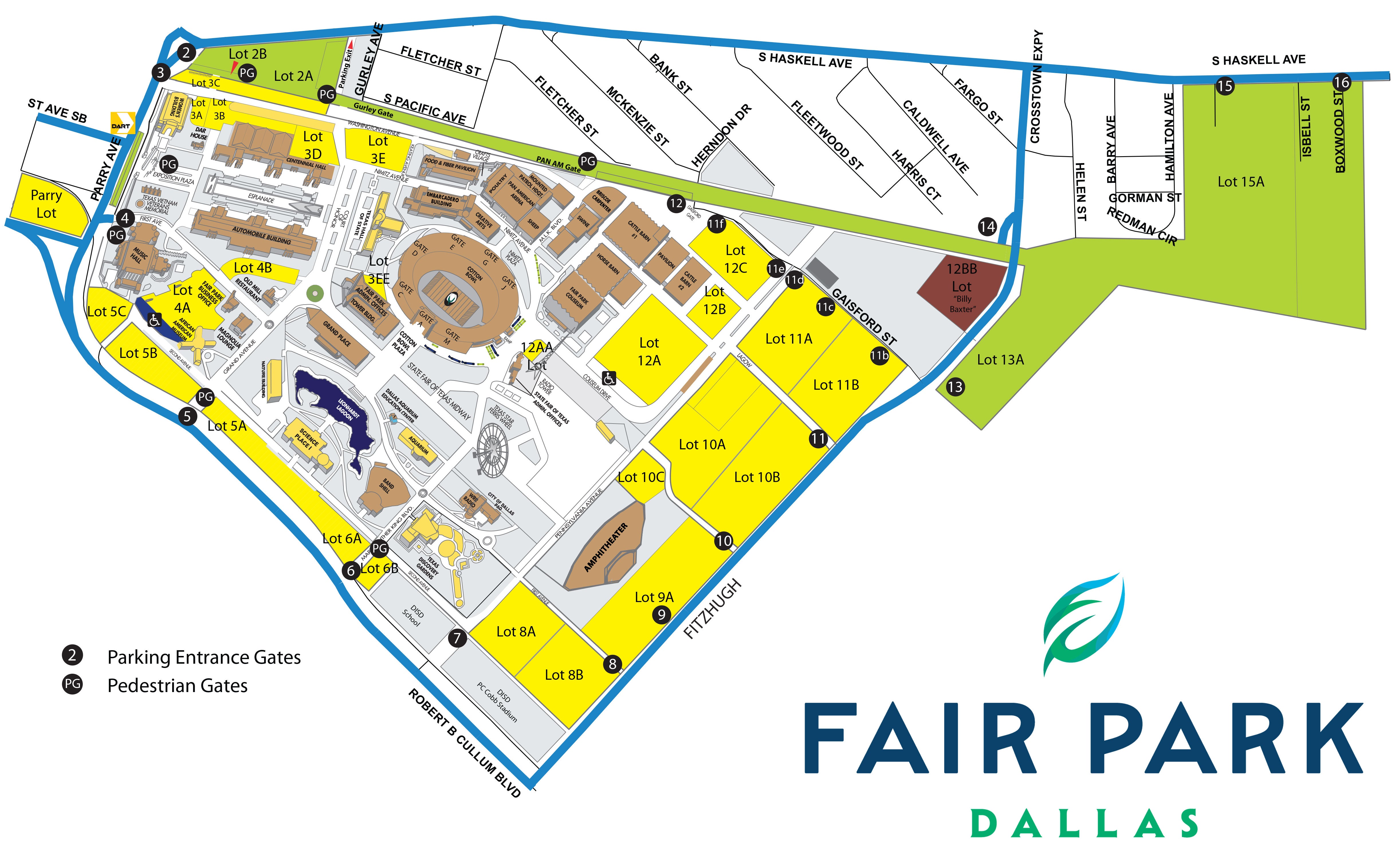 Map Fair Park