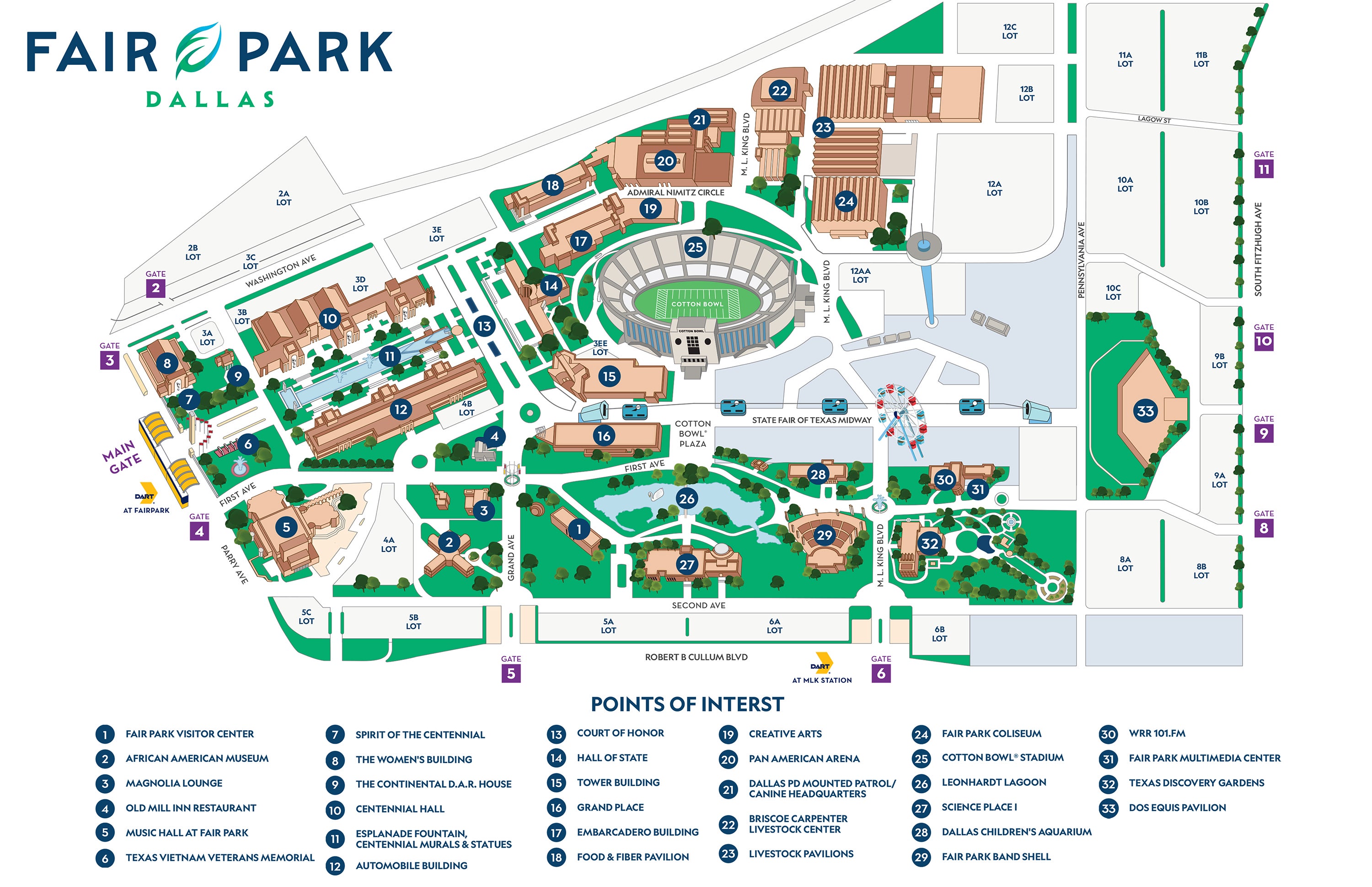 Map Fair Park