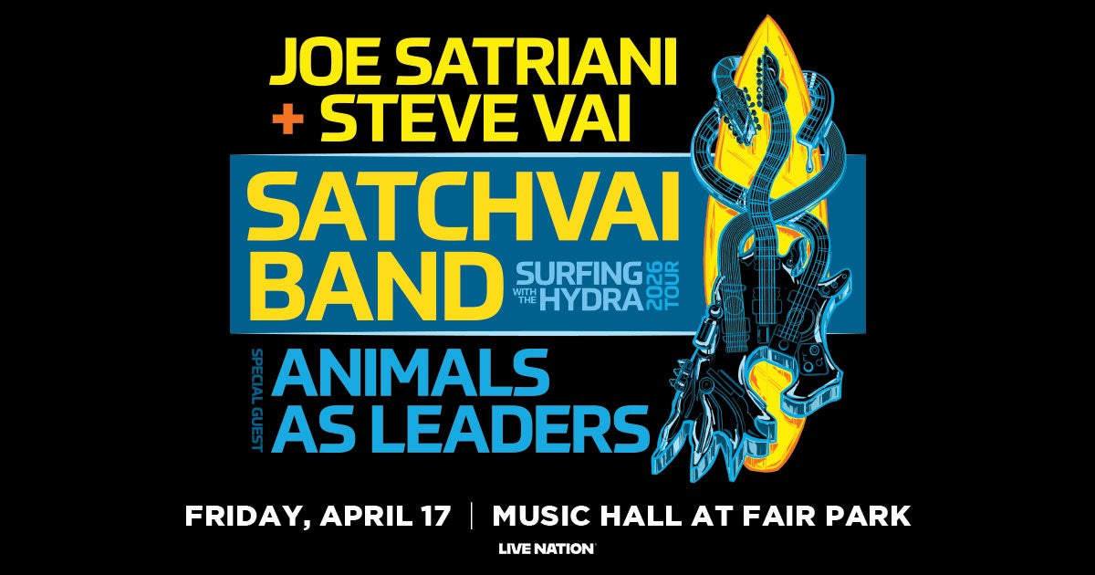 More Info for SatchVai Band Ft Joe Satriani & Steve Vai with Animals As Leaders