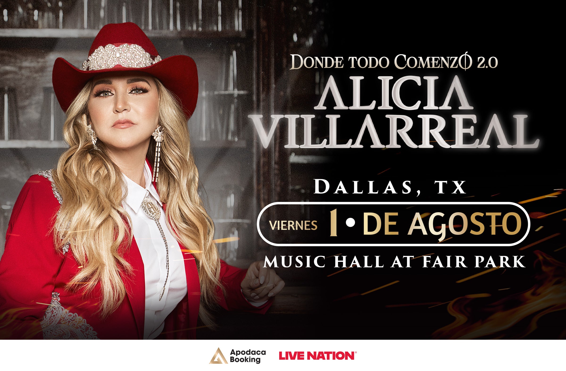 Alicia Villarreal DONDE TODO COMENZÓ 2.0 U.S. TOUR